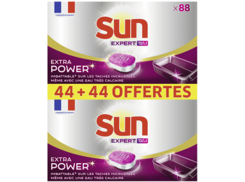 SUN VAATWASTABLETTEN 88 STUKS EXPERT EXTRA POWER