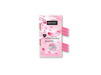SENCE WEGWERPBARE SCHEERMESJES 6ST WOMEN TRIPLE BLADE