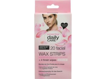 SENCE WAX STRIPS GEZICHT 20ST KAMILLE EN BLOEMENOLIE