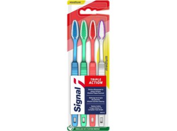 SIGNAL TANDENBORSTEL 4 ST TRIPLE ACTION MEDIUM