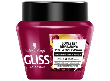 GLISS HAARMASKER & PRE-SHAMPOO 300ML GEKLEURD HAAR & MECHES