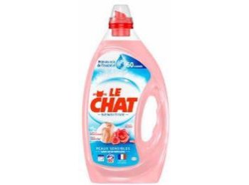 LE CHAT VLOEIBAAR WASMIDDEL 60SC 3L SENSITIVE DOUCEUR DE ROSE