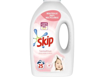 SKIP VLOEIBAAR WASMIDDEL 1,25L 25SC SENSITIVE DOUX POUR LA PEAU