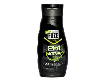 BODY-X FUZE MEN HAIR & BODY 2 IN 1 ACTIVE 300ML