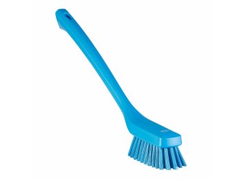 VIKAN WERKBORSTEL LANG BLAUW 410X43X50MM HARD POLYESTER