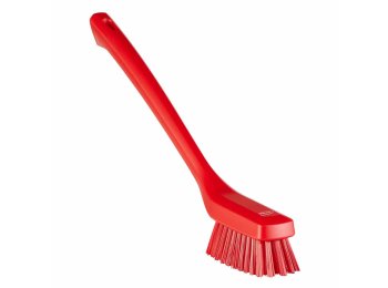 VIKAN WERKBORSTEL LANG ROOD 410X43X50MM HARD POLYESTER