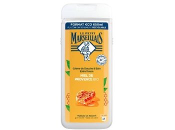 LE PETIT MARSEILLAIS DOUCHE & BAD 650ML HONING TRANSPARANT