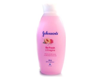 JOHNSON'S DOUCHE BE FRESH & IMAGINE WHITE PEACH & TEA ROSE 400 ML