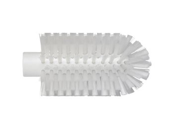 VIKAN PIJPENBORSTEL STEELVERBINDING WIT DIAM. 77 X 155 MM - MEDIUM POLYESTER