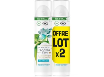 DOVE DEODORANT NAT EUCALYPTUS 75MLX2