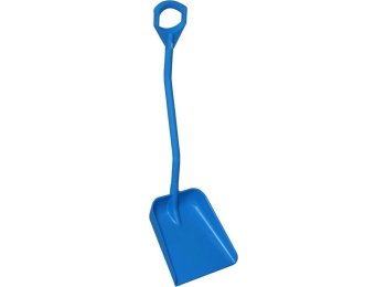 VIKAN SCHOP POLYPROP LANGE STEEL BLAUW 130 CM