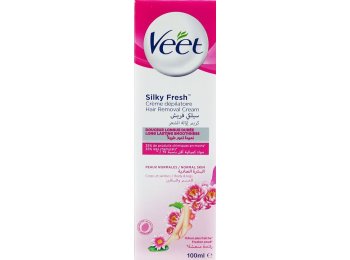 VEET ONTHARINGSCREME 100 ML SILKY FRESH NORMALE HUID