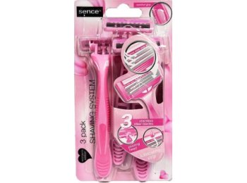 SENCE SCHEERMESJES 3ST WOMEN TRIPLE BLADES SENSITIVE