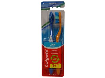 COLGATE TANDENBORSTEL TRIPLE ACTION MEDIUM 2 STUKS