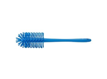 VIKAN WORMHUISBORSTEL BLAUW MEDIUM 480MM D 90 MM - CILINDRISCHE STRUCTUUR