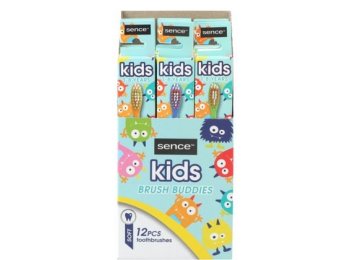 DISPLAY SENCEFRESH TANDENBORSTELS 12 ST KIDS SOFT