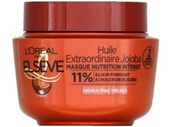 L'OREAL ELSEVE MASQUE HUILE JOJOBA 310ML CHEVEUX EPAIS