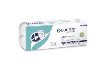 TOILETPAPIER STRONG LUCART AQUASTREAM 2-L 12 X 10 ROL 200VEL