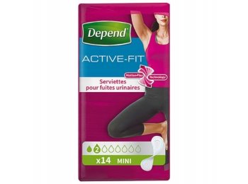 DEPEND MAANDVERBAND 14ST ACTIVE FIT MINI 2