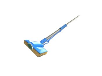 HEMA VLOERWISSER MET DRAAI EN UITWRING MECHANISME EN SCHUURVLAKJE 20 CM