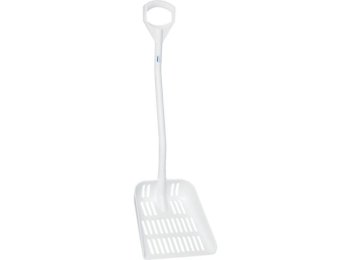 VIKAN SCHOP MET DRAINERING STEEL 115CM 38X34