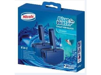 NICOLS TOILETBLOK BLAUW WATER OCEAN 2ST (511492)