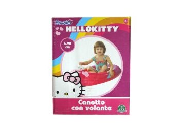 HELLO KITTY OPBLAASBARE BOOT MET STUUR 90 CM