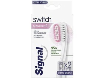 SIGNAL TANDENBORSTEL 2ST SWITCH TETES SENSIBILITE