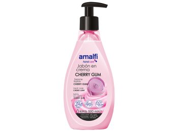 AMALFI HANDZEEP 500ML MET POMP JABON EN CREMA CHERRY GUM