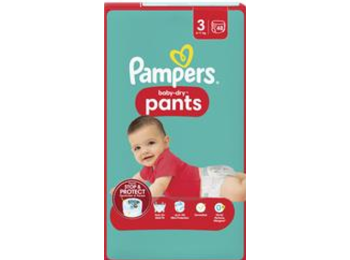 PAMPERS BABY DRY PANTS MIDI MAAT 3 (6-11KG) 48PCS