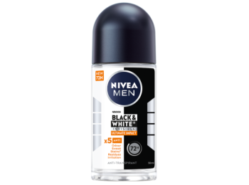 NIVEA MEN DEO ROLLER BLACK & WHITE INVISIBLE 50ML