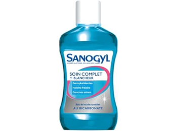 SANOGYL MONDWATER SOIN COMPLET + BLANCHEUR 500ML