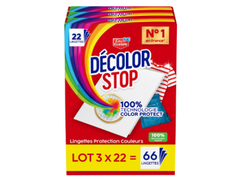 DECOLOR STOP LOT DE 3 X 22 DOEKJES