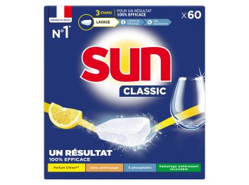 SUN VAATWASTABLETTEN CLASSIC REGULAR 60 TABS