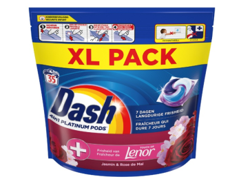 DASH 4IN1 PLATINUM PODS JASMIN & ROSE DE MAI 35 X 19,6GR