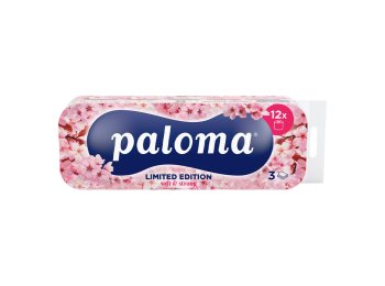 TOILETPAPIER PALOMA 3LAAGS 8X12 ROLLEN LIMITED EDITION SOFT & STRONG