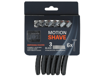 BODY-X FUZE 6 WEGWERGSCHEERMESJES TRIPLE BLADES
