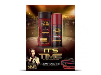 ITS TIME GIFTSET CHAMPION SPIRIT BODY WASH + BODY SPRAY + WRISTBAND