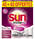 SUN VAATWASTABLETTEN EXPERT PLUS 40 + 40 GRATIS
