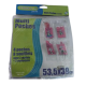 4 OPBERGZAKKEN IN PVC 53,5 X 39 CM KATTEN ROZE (8301-04)
