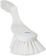 VIKAN ERGONOMISCHE HANDBORSTEL WIT            70X65X325 MM - ZACHT POLYESTER