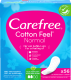 CAREFREE  INLEGKRUISJES NORMAAL 56 STUKS ALOE VERA
