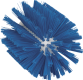 VIKAN PIJPENBORSTEL STEELVERBINDING BLAUW     DIAM. 103 X 160 MM  - HARD POLYESTER
