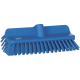 VIKAN SCHUURBORSTEL BLAUW  MET BORSTELHOEK    MEDIUM 110X145X245 MM