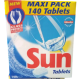 SUN VAATWASTABLETTEN MAXI PACK 140 PCS GLASS PROTECT TECHNOLOGY