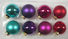 KERSTBALLEN 8 STUKS ASSORTIMENT