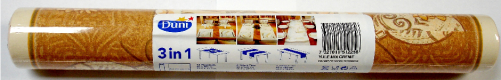 DUNI TAFELLOPER YULE MIX CREME 3 IN 1 40X 480 CM   (=151225)