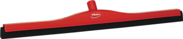 VIKAN VLOERWISSER ROOD 700X50X100MM           VERSTERKT POLIPROPYLEEN - ZWART RUBBER