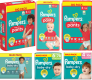 PAMPERS MIXED DISPLAY 60PCS