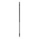 VIKAN ERGONOMISCHE STEEL ZWART GLASVEZEL      DIAM. 42 X 1300 MM